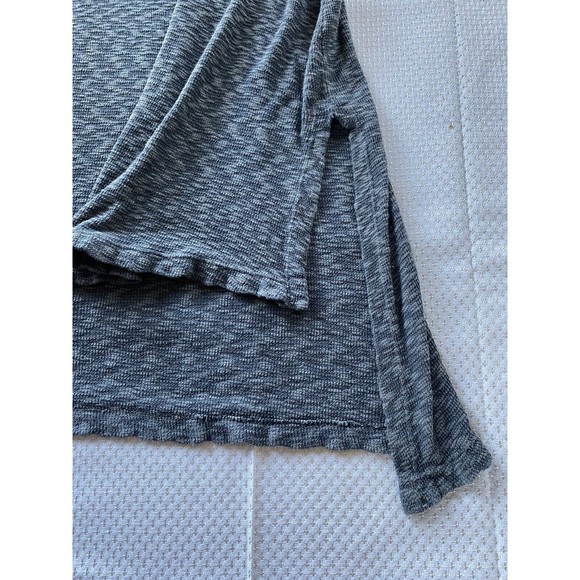 Anthropologie Left Of Center Grey Mock Turtle Neck Tunic Medium Lagenlook Nubby - Picture 8 of 9